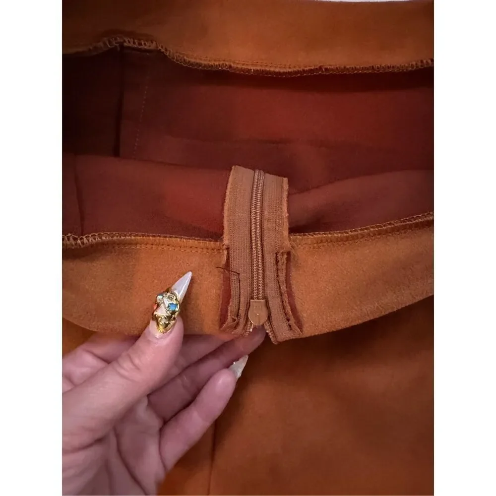 ZAFUL lace-up suede mini 2 pack skirts